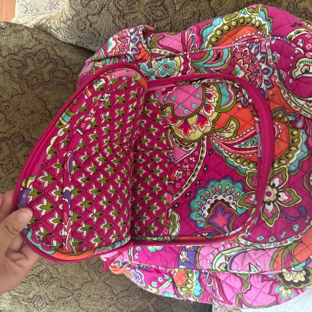Vera Bradley Pink Swirls Backpack - Picture 2 of 7